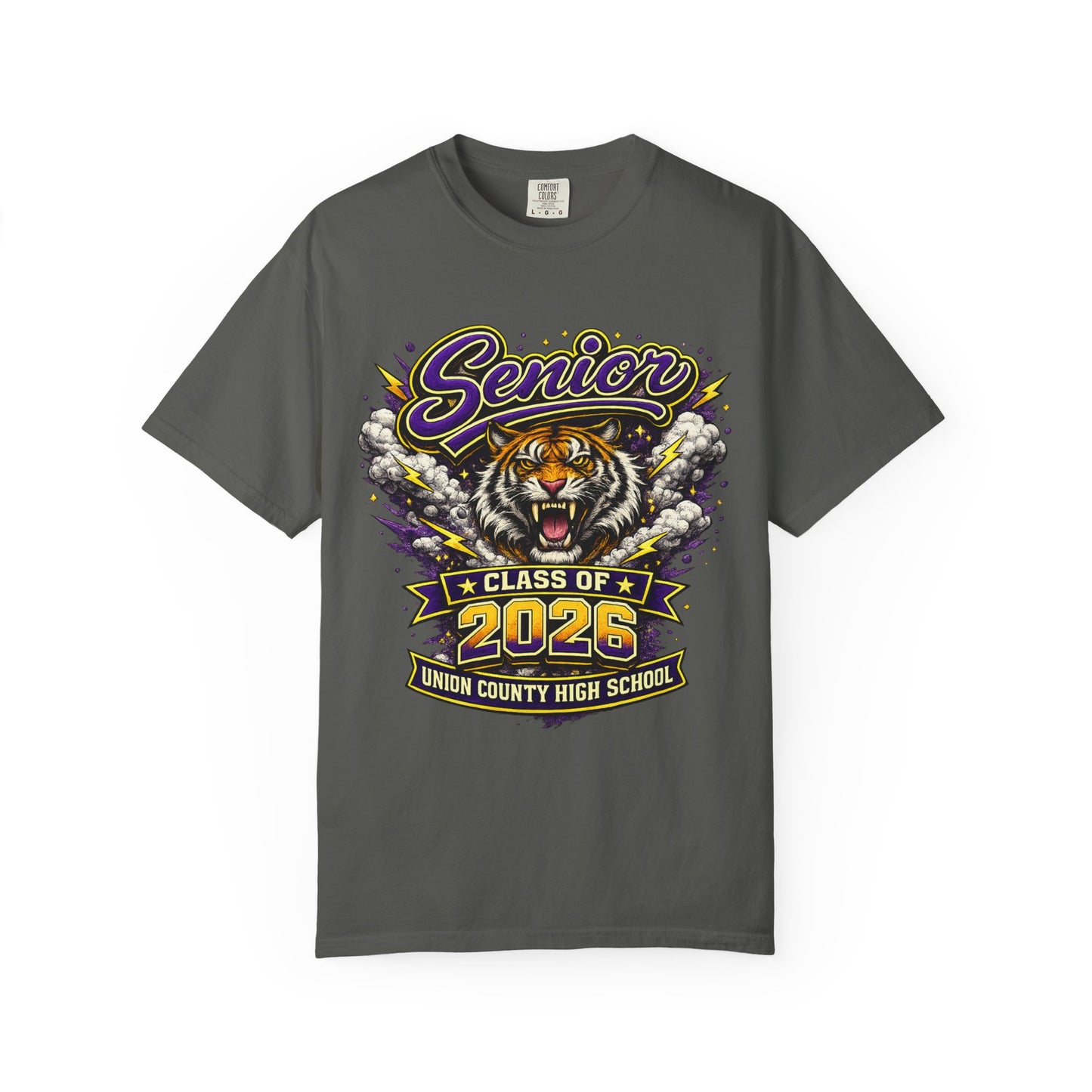Senior Class of 2026 Tiger T-Shirt — Union County High School Senior Tee