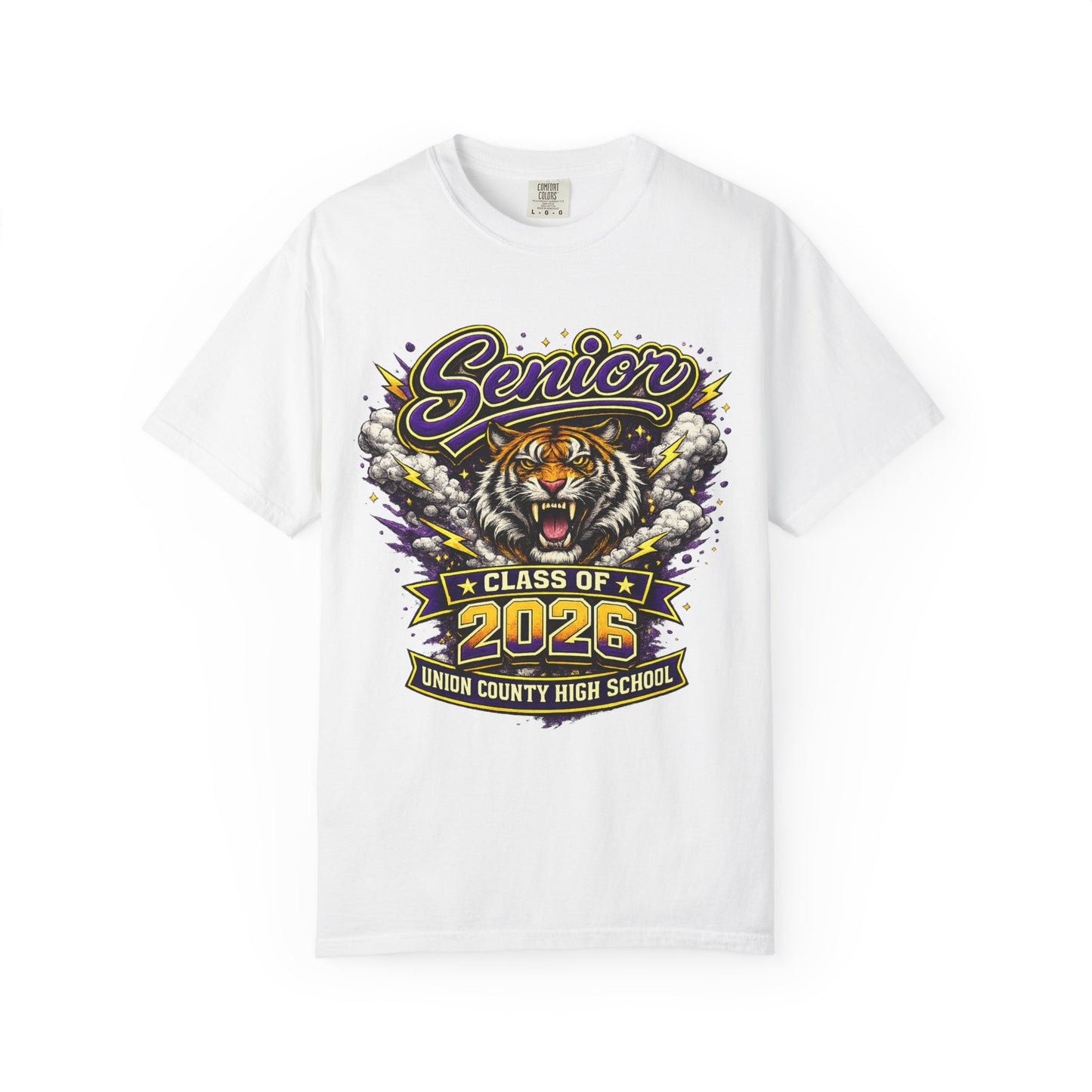 Senior Class of 2026 Tiger T-Shirt — Union County High School Senior Tee