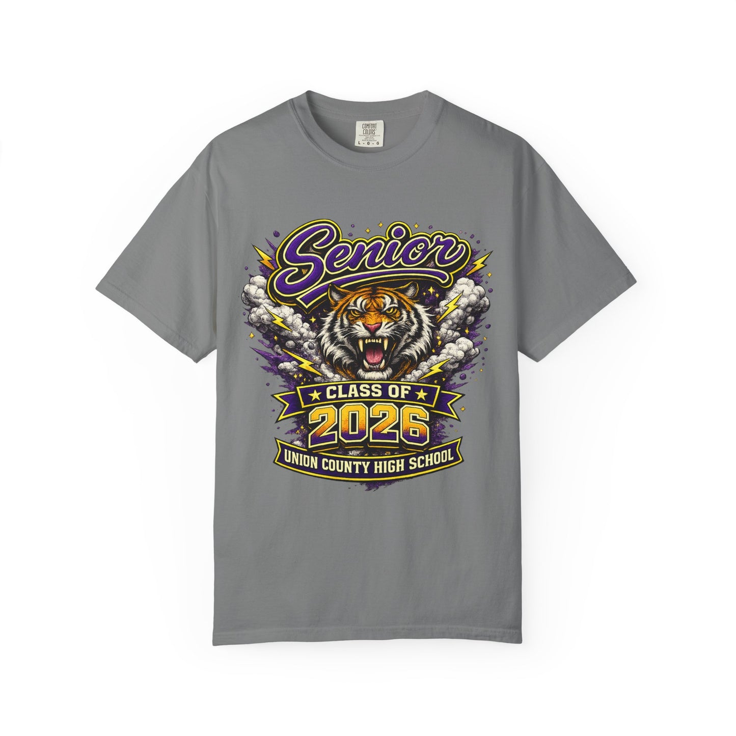 Senior Class of 2026 Tiger T-Shirt — Union County High School Senior Tee
