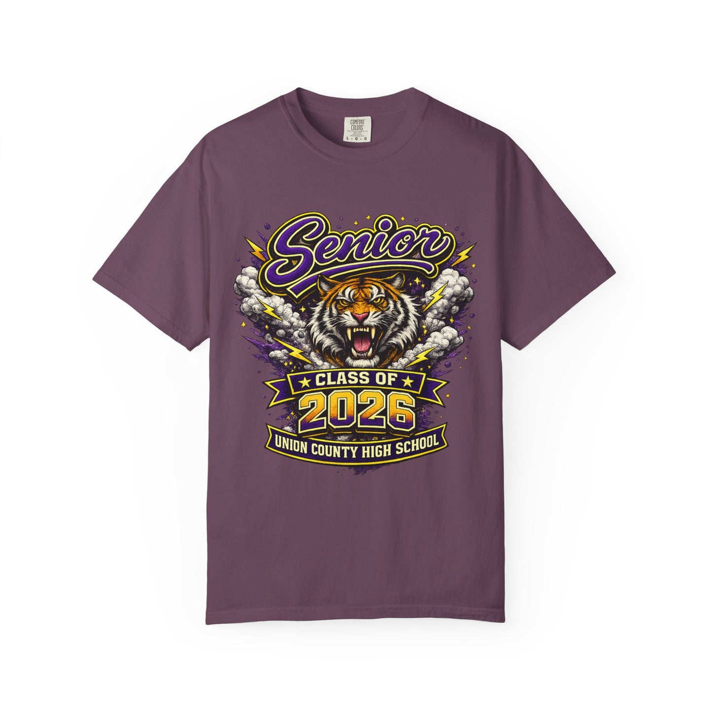Senior Class of 2026 Tiger T-Shirt — Union County High School Senior Tee